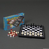 Шахматы 3831 (96) 3в1, в коробке