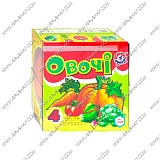 гр Кубики 4 шт. "Овочі" 1349 (34) "ТЕХНОК" оптом в SevenTrade.com.ua