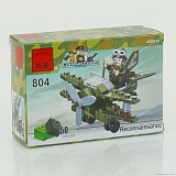 BRICK 804 (200) "Военный самолёт", 50 дет, в коробке оптом в SevenTrade.com.ua