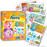 гр Игры со смешариками "Лото" VT 2105-02 /рус/ (20) "Vladi Toys"