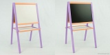 гр Мольберт 50*40 см. фиолетово-оранжевый (1) "ИГРУША" оптом в SevenTrade.com.ua