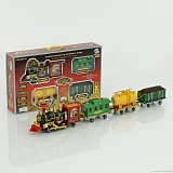 Паровоз 2413 (18) дым, свет, звук, на батарейке, в коробке оптом в SevenTrade.com.ua